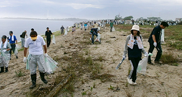 「高須海岸清掃」